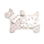 Slaapmat hond babyroze